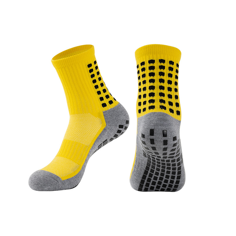 Anti-slip Football Socks Non-slip Soccer Basketball Tennis Outdoor Sport Socks Grip Cycling Riding Men Socks