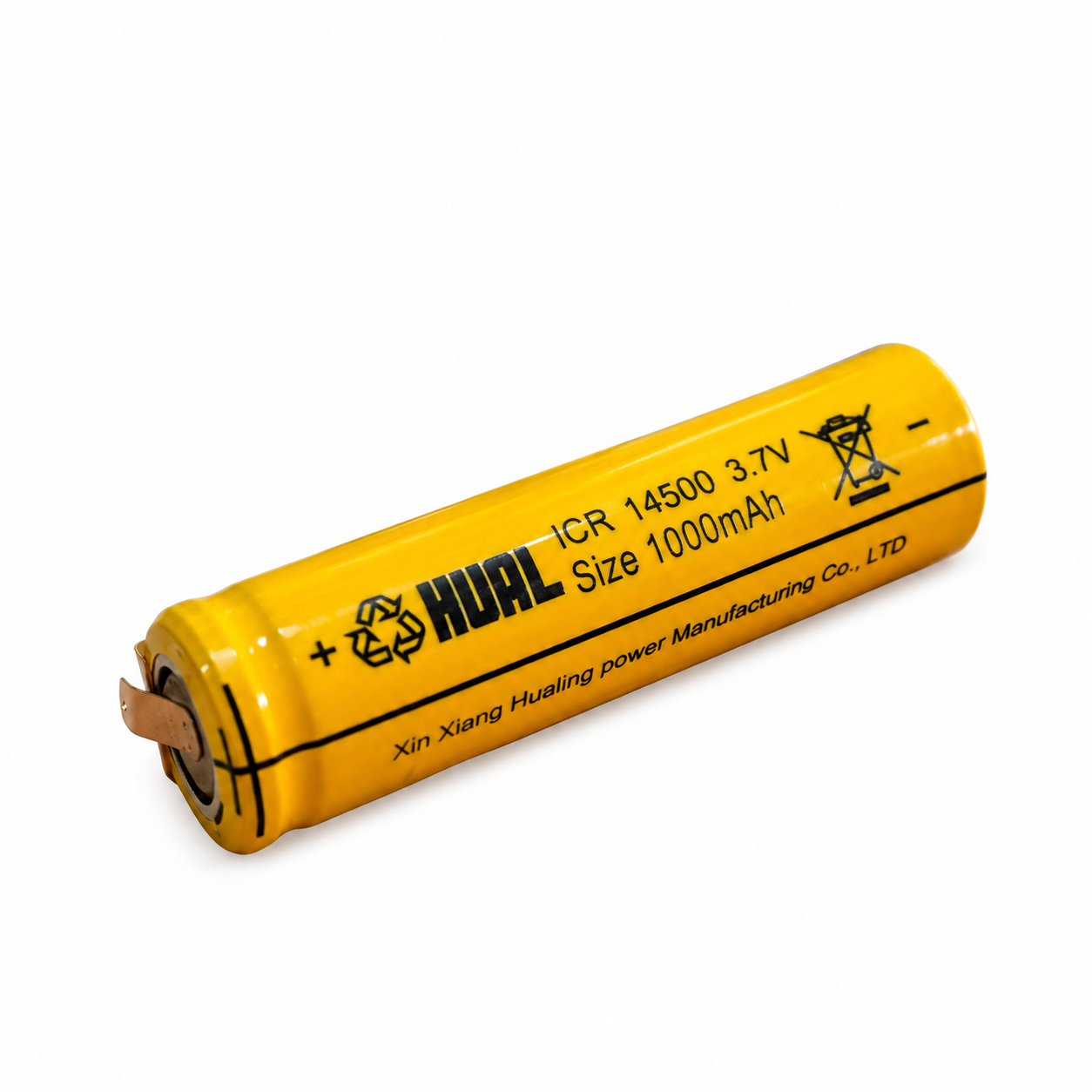 Lithium Ion Battery Cell 3.7V 1000mAh Original HUAL AA Size