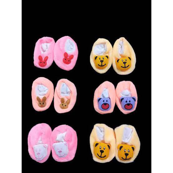 Baby Fleece Booties Pair, Pack Of 1