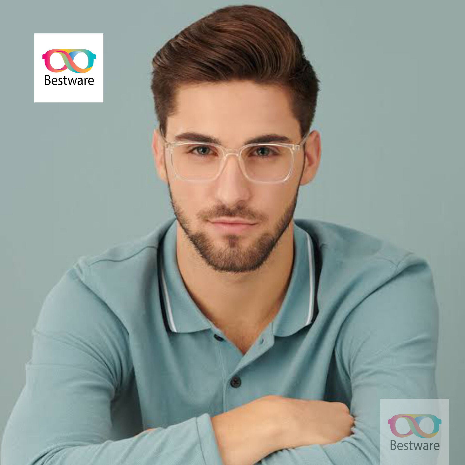 Transparent anti glare Screen protection glasses for Men/Women.Computer glasses-Best for Computer and Mobile User-