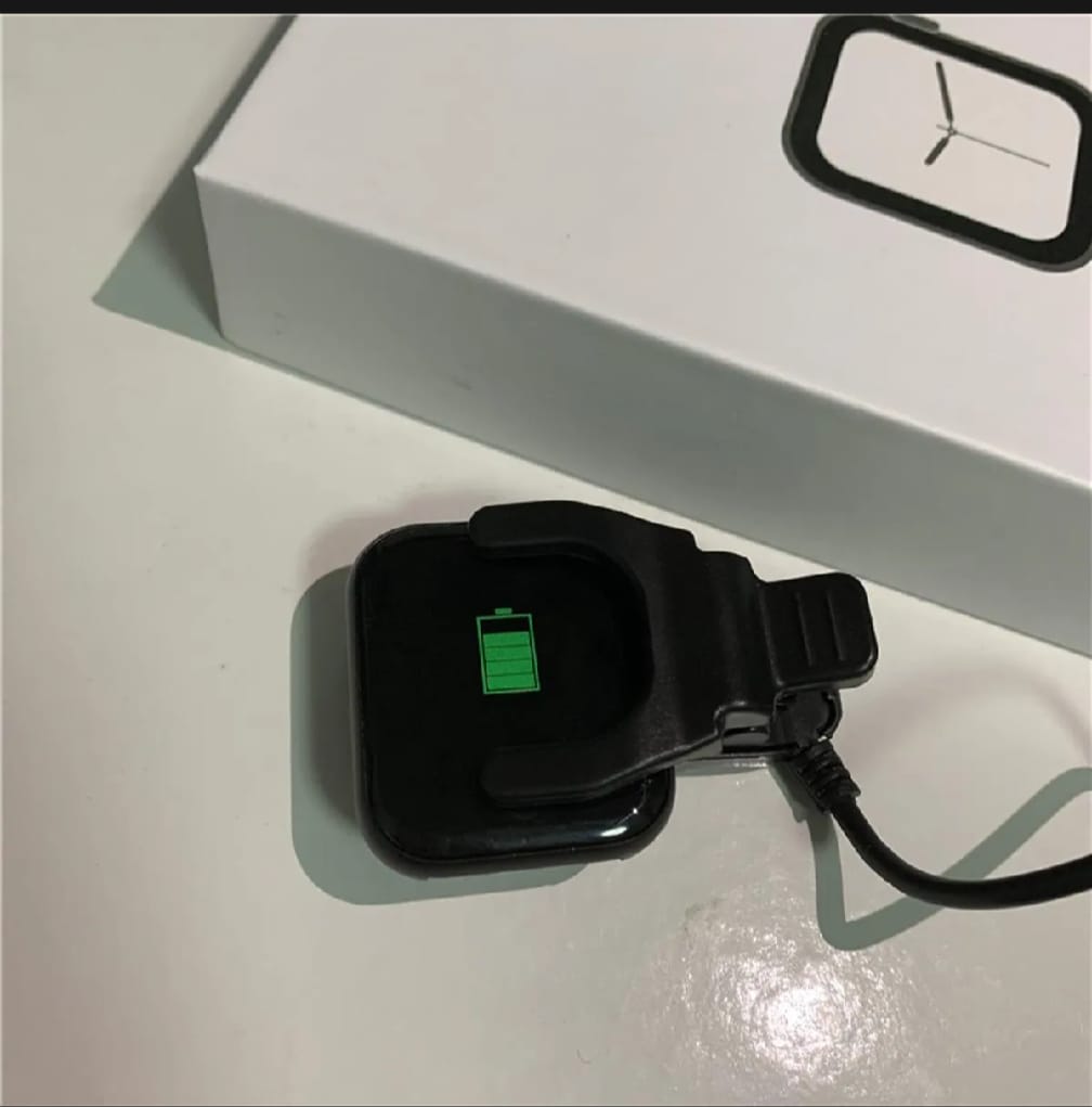 Universal USB Charging Clip Cable for Compatible Smart Fitness Band & Smart Watch – Fast Charging Magnetic Pin Charger – Black