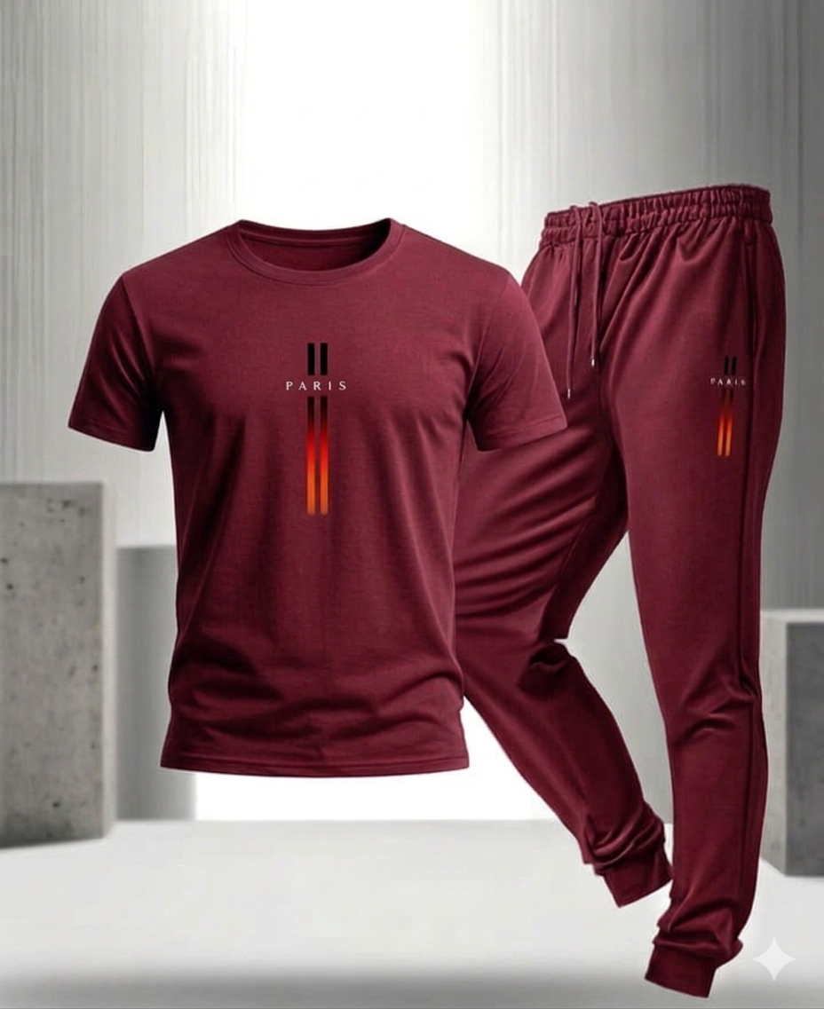 NEW ARRIVAL 2 PC PRINTED SUMMER TRACKSUIT FOR MEN _ SOFT AND COMFORTABLE FABRIC SUMMER TRACKSUIT FOR MEN _TRACKSUIT FOR MEN_ PREMIUM T SHIRT AND TROUSER SET PRINTED SUMMER TRACKSUIT FOR MEN_TRACKSUIT FOR BOYS. ( MULTIPLE COLORS)