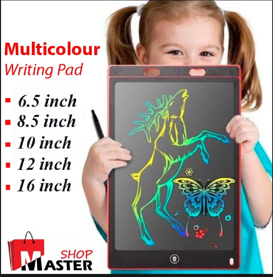 Hot Selling LCD Writing Tablet/Pad for Kids,6.5 inch,  8.5 inch, 10 inch, 12 inch Kids Doodle & Scribble Boards with Protect Cover, Educational Toys, Erasable E-Writer Digital Drawing Board Toddler Toys Kids Drawing Pad Best Gift for Kids-Multi-color |