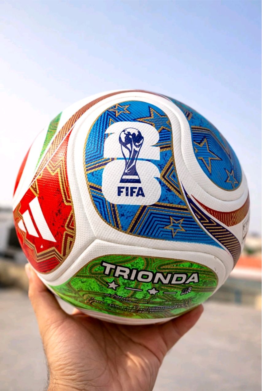 Trionda Football Size 5 Premium PU Leather Soccer Ball – Official Match & Training Ball – Durable Waterproof Football for Outdoor Play, Practice & Tournament Use in Pakistan