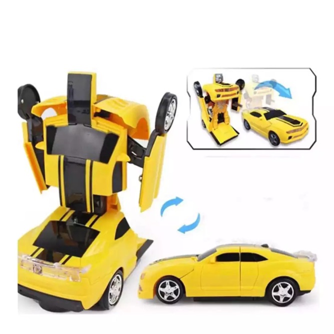 Transformers Robot Dancing Car With Led Lights & Music For Kids