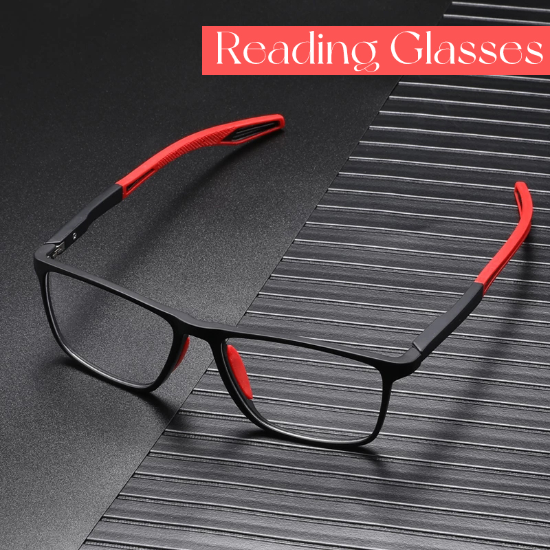 Anti-blue Light Reading Glasses TR90 Sport Presbyopia Eyeglasses Women Men Far Sight Optical Eyewear Diopters 0 ~+400