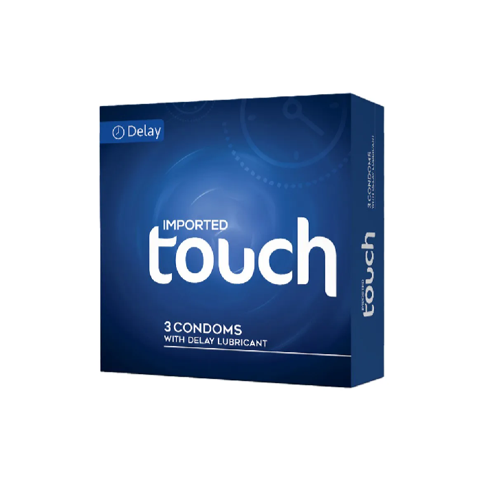 Touch Delay Condoms - Pack of 3 - With Delay Lubricant