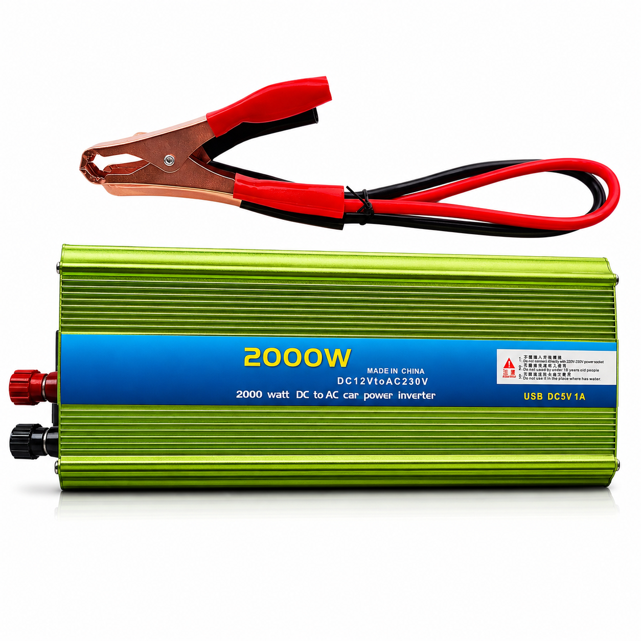 2000W DC to AC Car Power Inverter 12V to 230V | USB 5V Output |