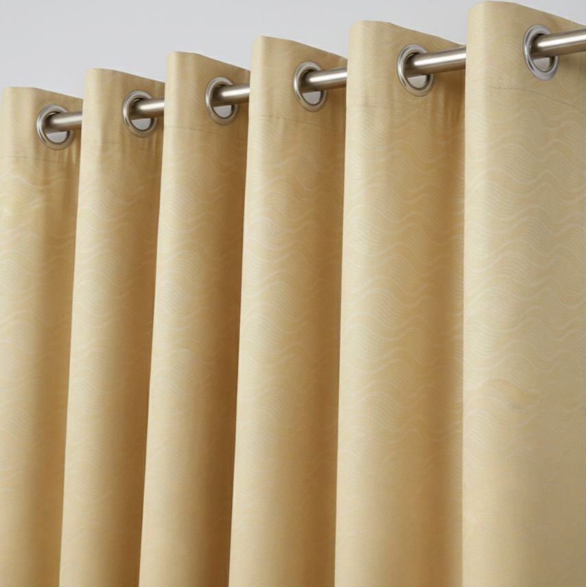 Premium Quality Italian Curtain (Parda) For Home Decor Elegant & Fancy Curtain With Ring(Eyelet) For Windows (1Pc Curtain)