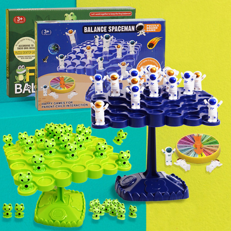 Frog Balance Tree Kids Balanced Board Game Parent-child Interactive Tabletop Game Montessori Math Toy