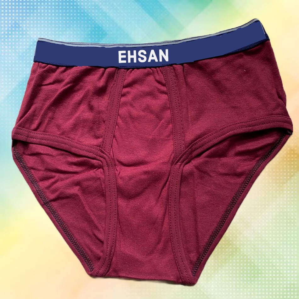 Mens Briefs - Soft Pure Cotton Underwear For Mens - Ehsan Brand High Quality - Pack Of 3