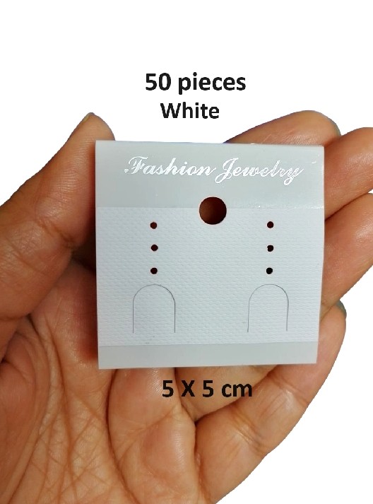 50 pcs jewelry display cards / earrings card holder high quality card , DIY art and craft