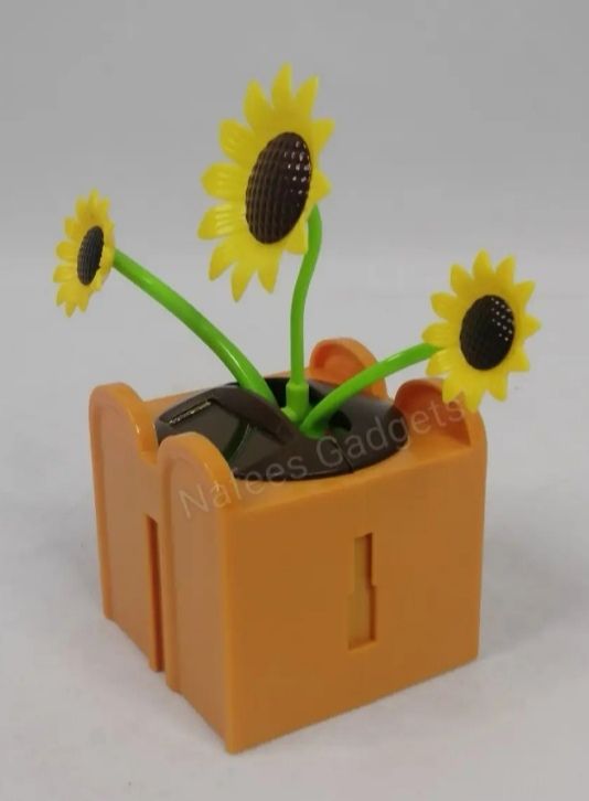 Solar Power Dancing Flower-swinging Animated Dancer Toy -Home and Car Decoration