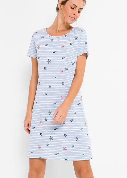 Light Blue Long Shirt for Ladies LB78 Ladies' Long Shirt