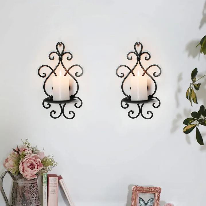 Wall Sconces Wall Decorative Shelves Home Decoration Items Wall Hangings Candle Holders Wooden Wall