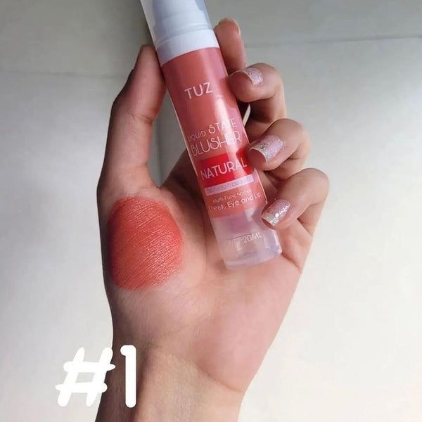 TUZ Multi-Functional Blush Stick: 3-in-1 Makeup Essential
Liquid Blush, Eyeshadow, and Lip Color: All-in-One Product