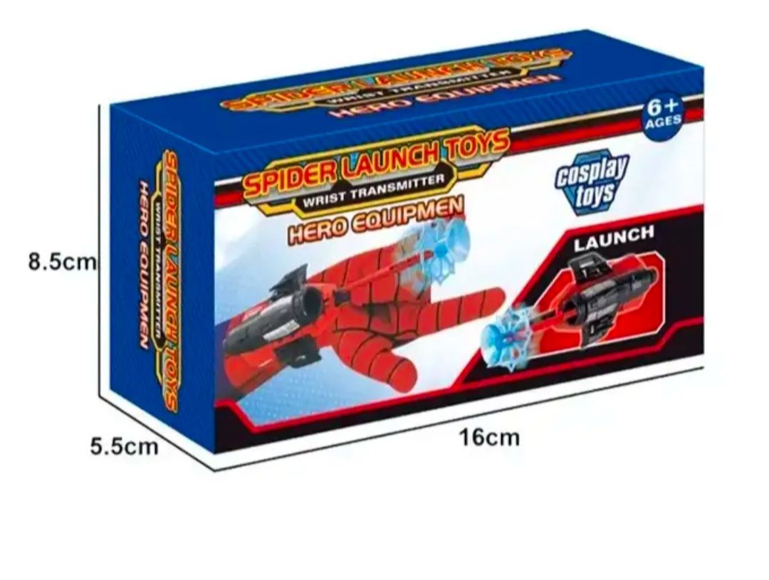 Premium Spiderman Web discharge toy for Kids Silly String,Spider Role-Play Toy,Hero Launcherr Spider Kids Plastic Cosplay Glove Hero Movie Launcherr Wrist Toy Set for Kids Boys Costume Cosplay Gift (1 Set)