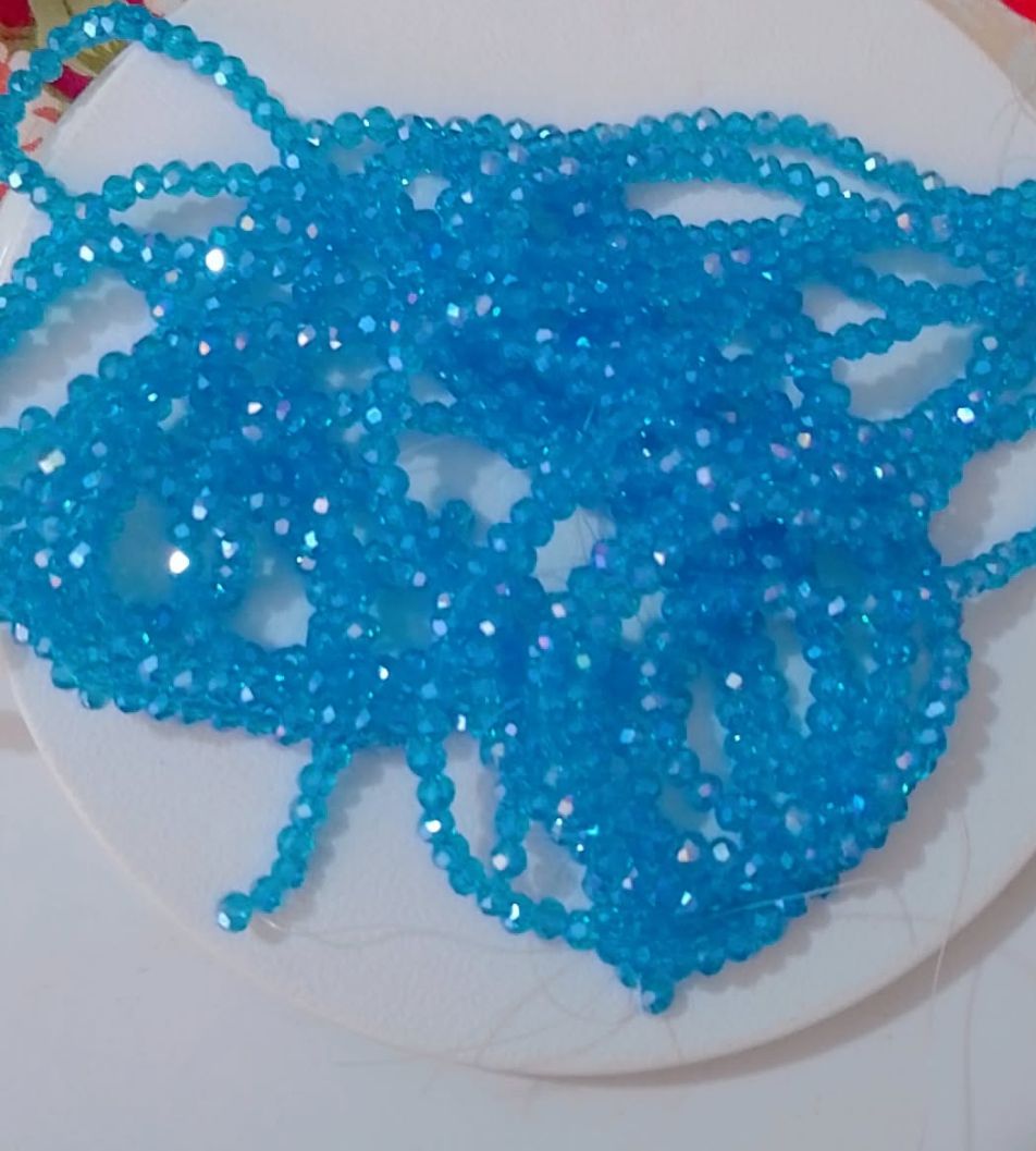 4mm Crystal Beads for Jewelry Making – Sparkling Glass Beads for DIY Crafts