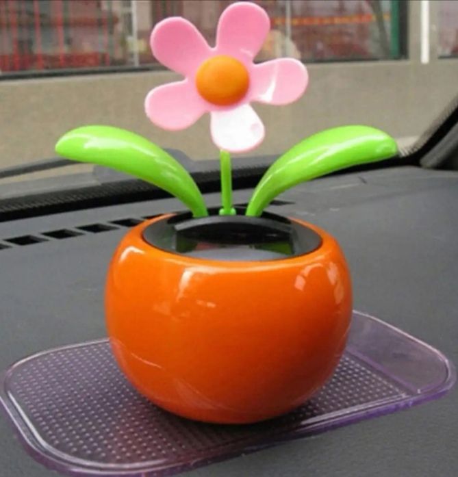 Solar Power Dancing Flower-swinging Animated Dancer Toy -Home and Car Decoration