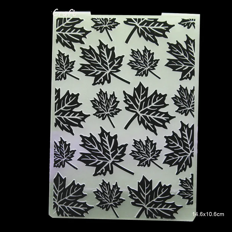 Heart Flower Lace Leaves Plastic Embossing Folder for Scrapbooking ...