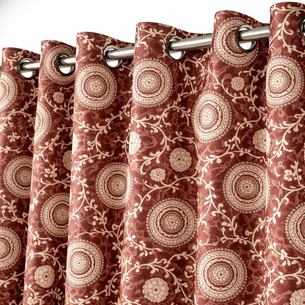 Premium Quality Italian Curtain (Parda) For Home Decor Elegant & Fancy Curtain With Ring(Eyelet) For Windows (1Pc Curtain)
