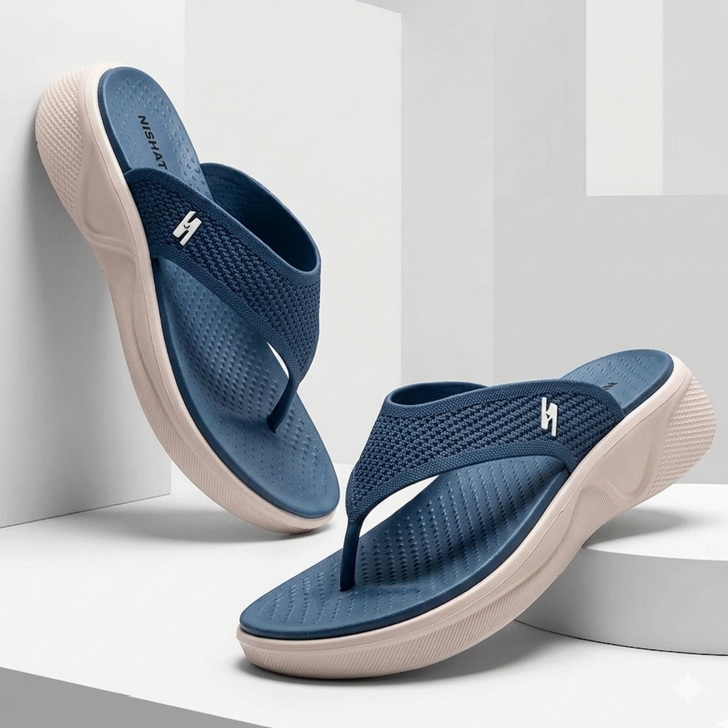 Soft & Premium Women's Wedge Flip Flops EVA Casual Wedge Sandals for Women