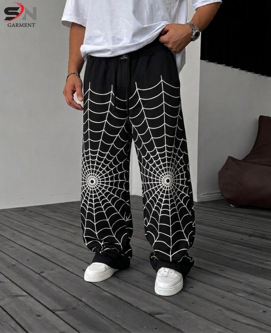 New stylish osm baggy stylish printed trouser for men's soft and comfortable febric