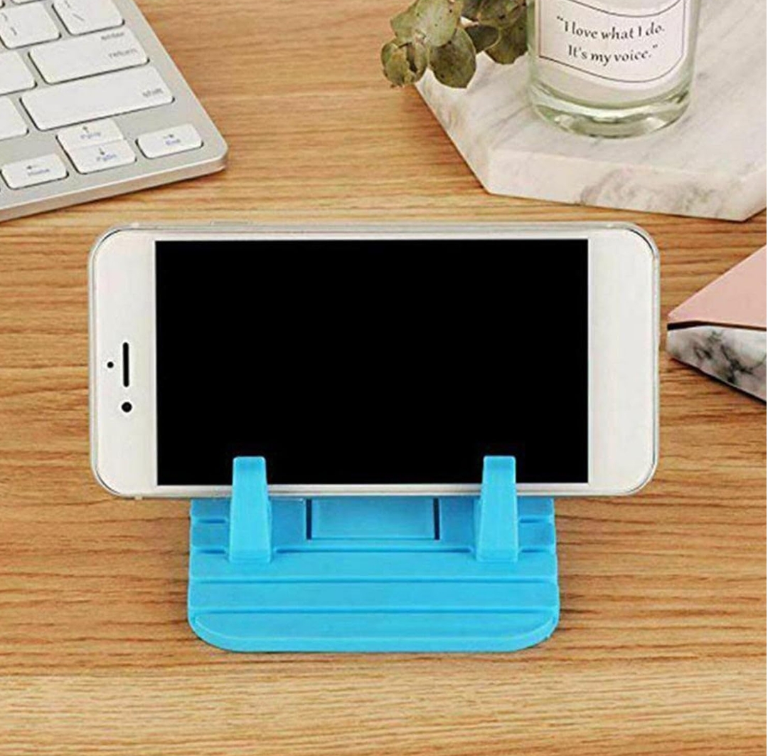 Anti-Slip Mobile Stand with Non-Slip Mat Amazon Products Compact and Durable Smartphone Holder for Hands-Free Viewing