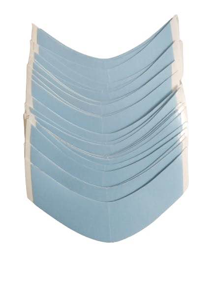 10 Pcs Blue Lace Wig Tape Strips – Double Sided – Long Lasting Hold