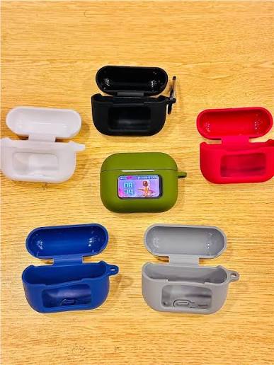 A9 Pro Touchscreen Airpods Case / Cover Protective Silicone - 360 Protection A9 Pro Earbuds, Premium Protective Silicone Skin Shock-Absorbing Case Cover with Keychain - Multicolors ( Case Only ) price in Pakistan