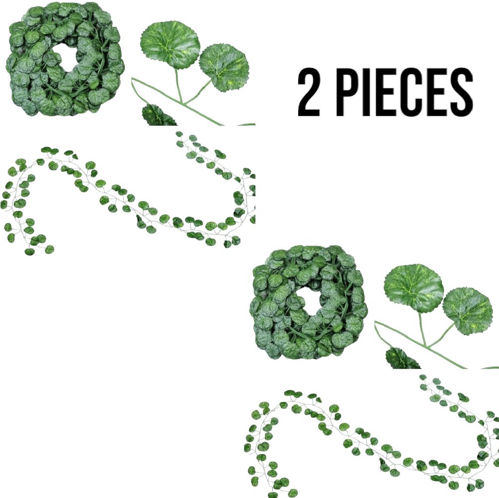 Multi Color Artificial Flower Garland with Green Leaves for Home, Office, and Wedding Decoration, 7 Feet Long