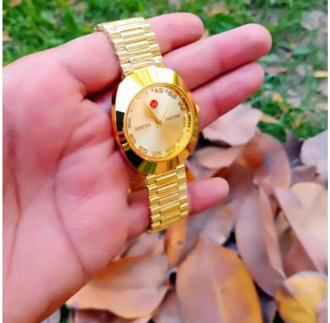 Luxury Gold Men's Wrist Watch Tourbillon Mechanical WaterProof Watch