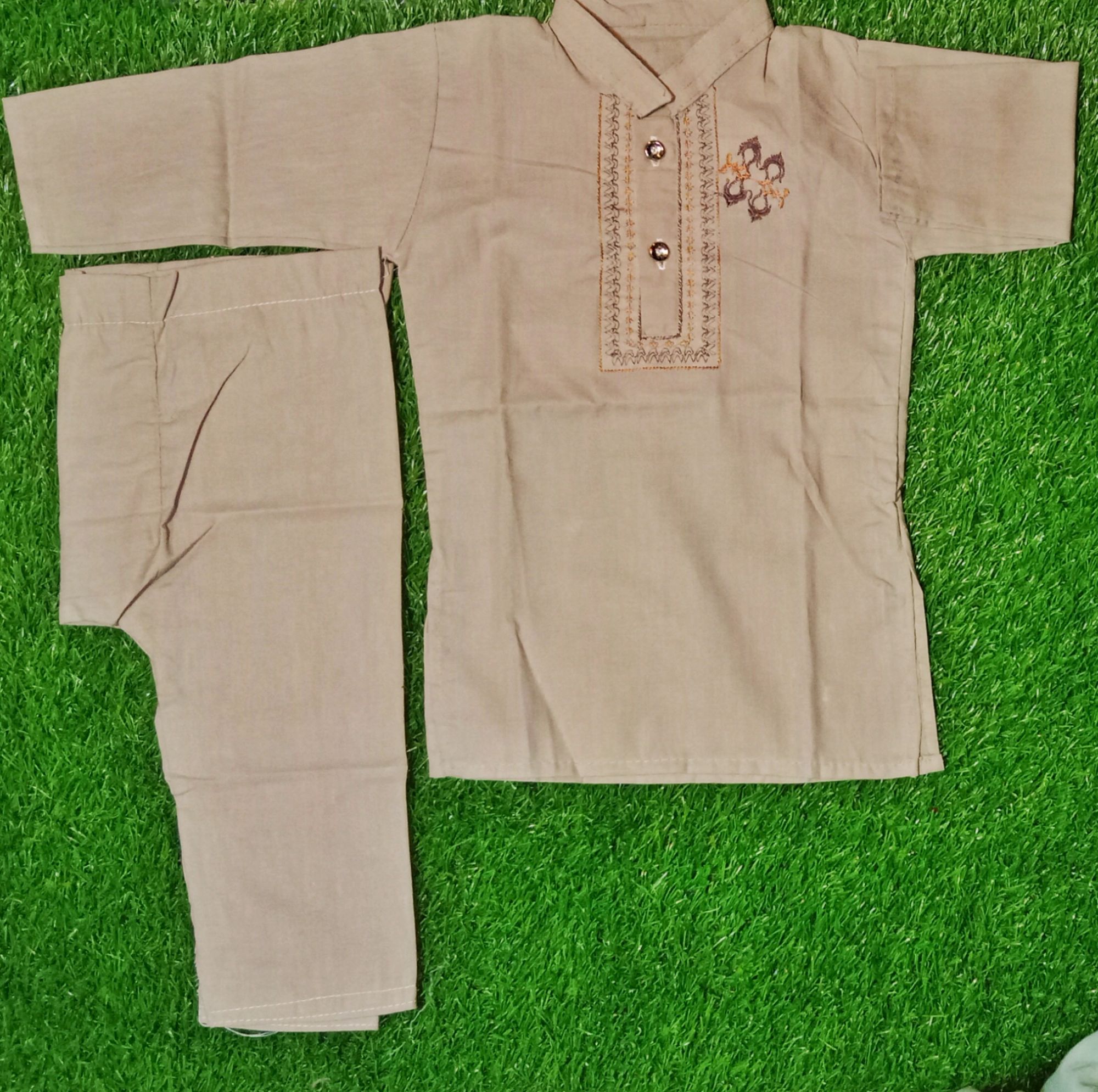 Baby Boy Shalwar Kameez In Most Beautiful Design and Color Cotton Stuff main image 0