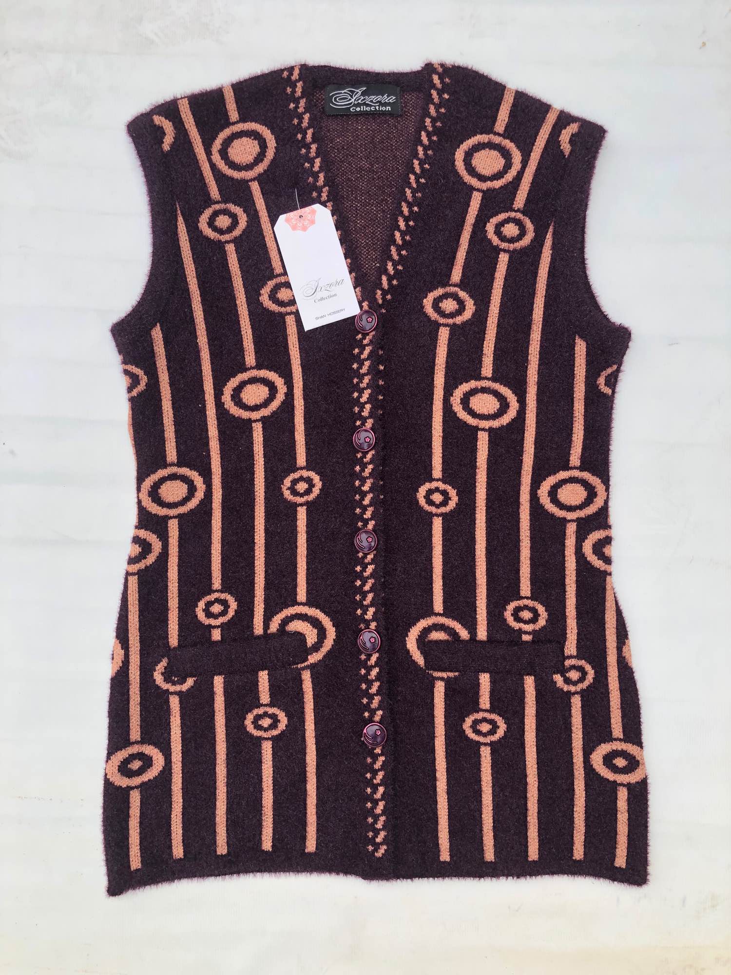 Sweaters for women sleeveless cardigan soft wool