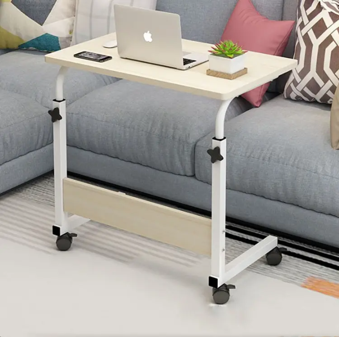 Adjustable Height Laptop Table, Computer Table, Gaming Table, Study Table, Tables with storage Shelves, Side Table, Bed Side Table, available in 8 colors Combinations, Modern Computer Table, Writing Table,Study Table, Size (27 inch Length, 16 inch Width)