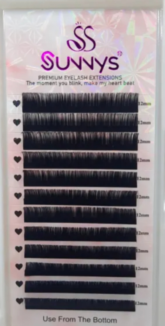 Eyelash Extension Flair Synthetic Mink Individual for Professional Eye Lash Extensions
