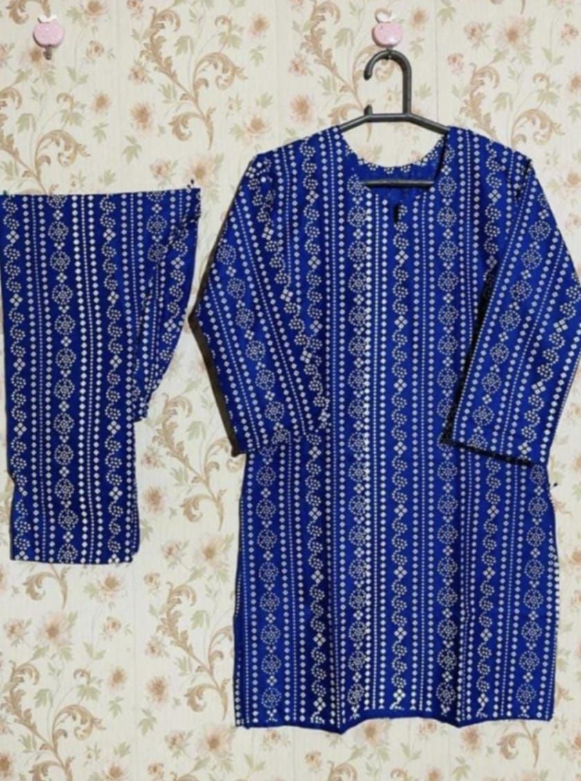Stylish collection Chunri 2 PC stitched dress for women and young girls