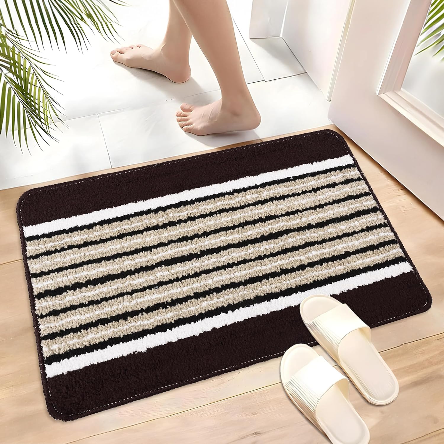 LINING OUTDOOR MAT, Decorative Floor Mat, Washable Doormat Entrance Welcome Carpet for Home Living Room Sofa Bathroom Floor