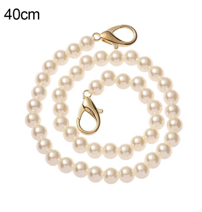 Handbag Replacement Big Pearls Chain Shoulder Bag Strap DIY Purse Chains Handles New Bag Accessories