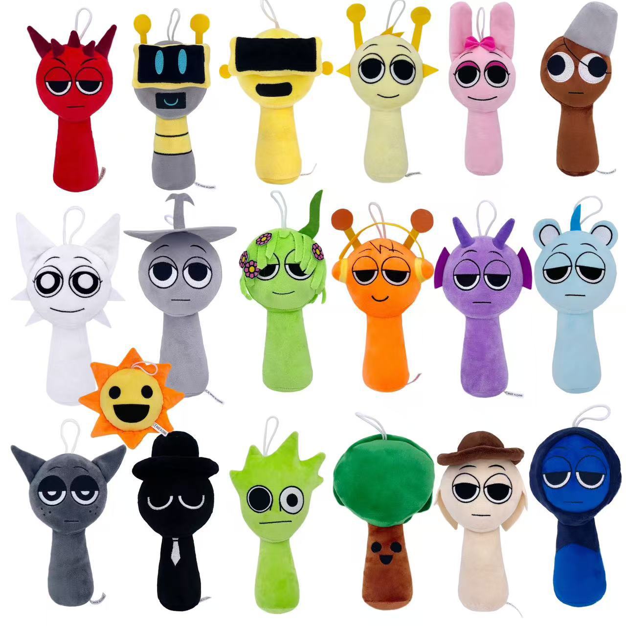 New Sprunki Plush Horror Game Toys Cartoon Cute Soft Stuffed Pillow For Kid Birthday  Stuffed Children Dolls