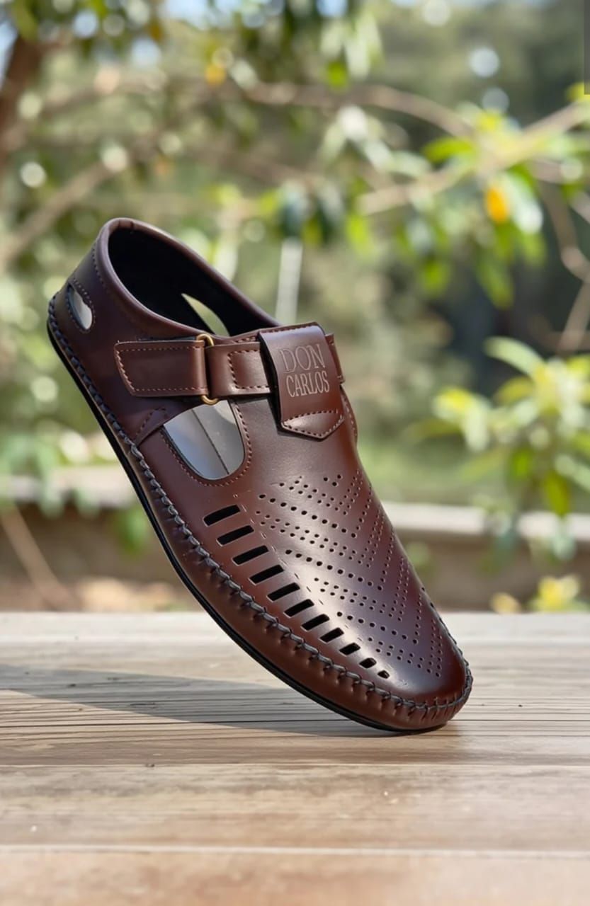 Premium Men's Summer Sandals Black | Stylish Closed Toe Casual Sandals | Lightweight Breathable Soft Sole Comfortable Daily Wear Shoes