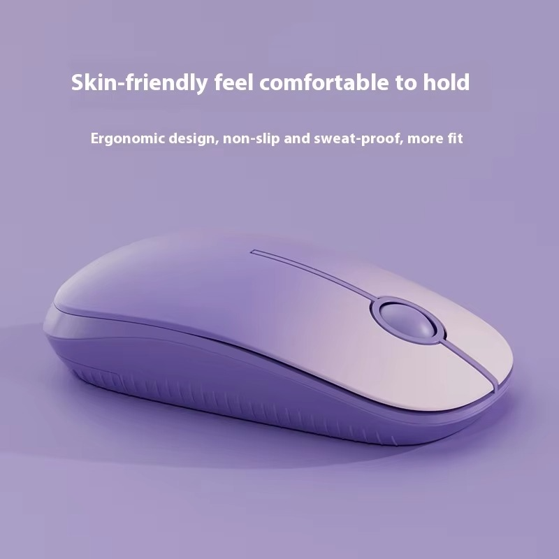 Mengzu Fude DM1 Wireless Mouse - 2.4G & Bluetooth 5.1 Dual Mode - Silent Clicks Backlit Optical Mice - Multicolor