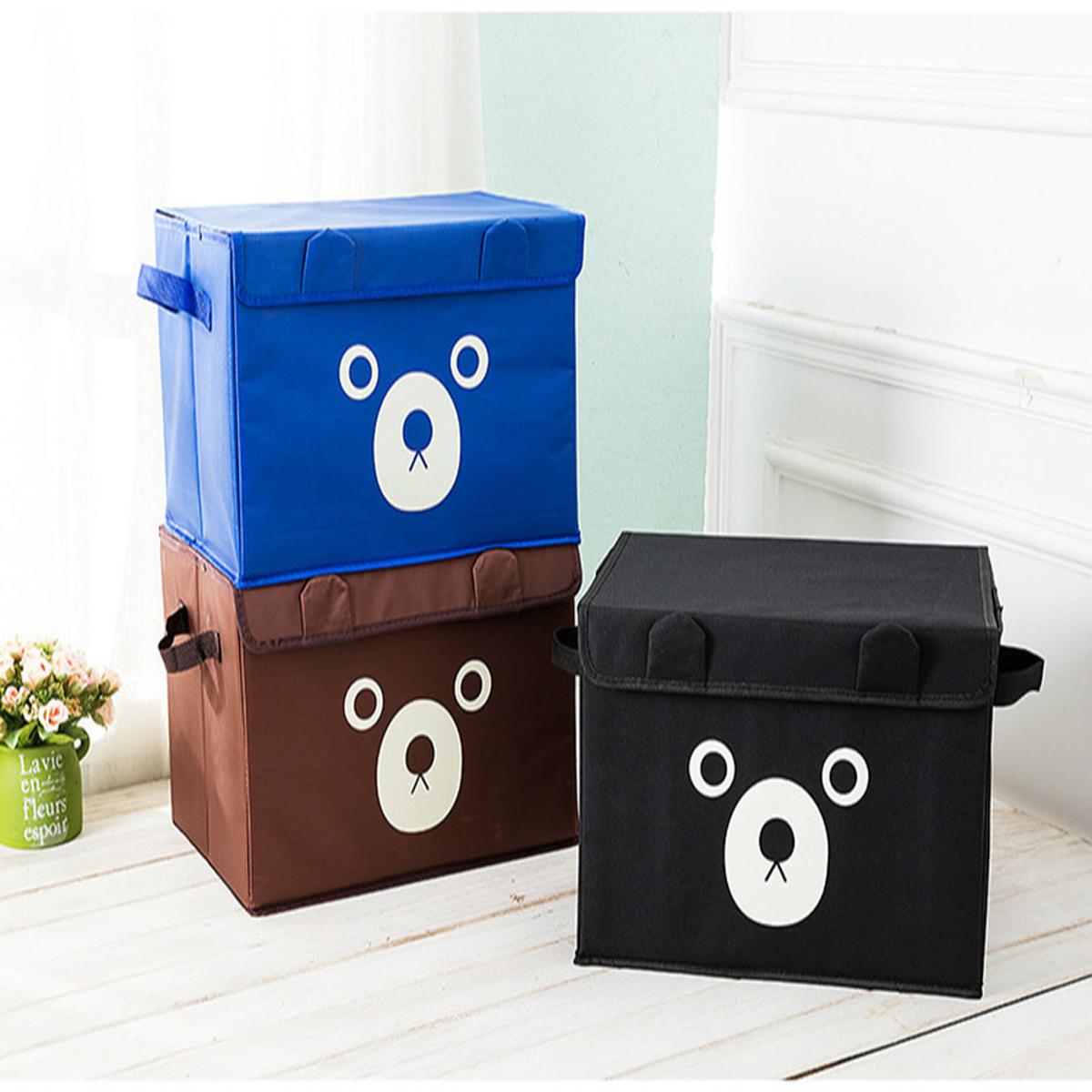 Cartoon Foldable Cube Storage Box - photo 2