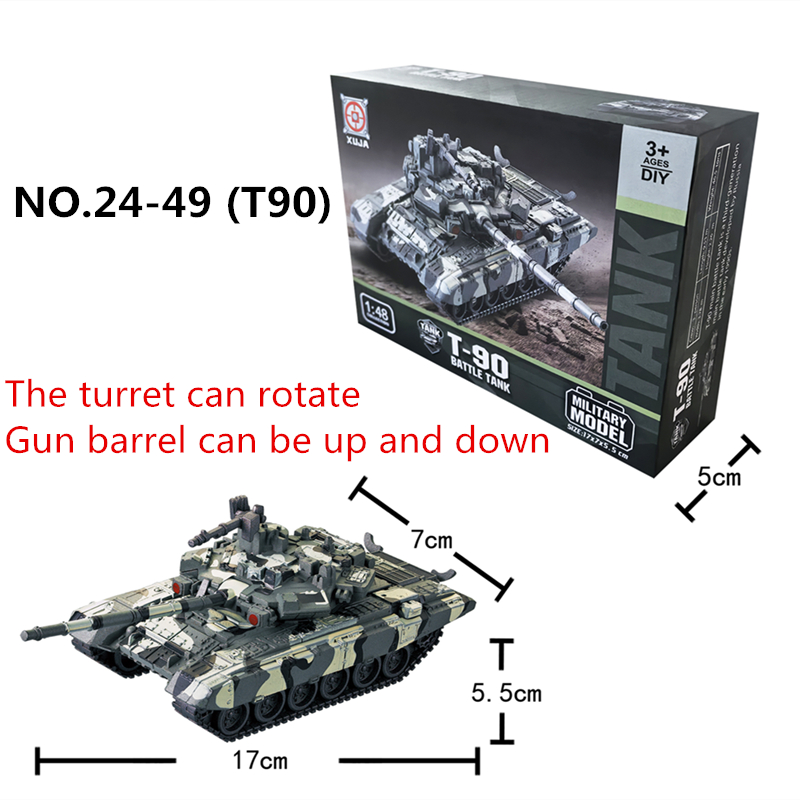 Creative  Series Building Blocks Multi-Purpose Fighter F22 Main Battle Tank M1A2 Helicopter Model Toys For Boy Xmas