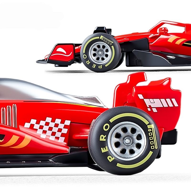 1:43 Diecast Formula 1 Racing Car #16  Metal Alloy Vehicle Model Mini Toy Desktop Decoration Birthday  for Boys