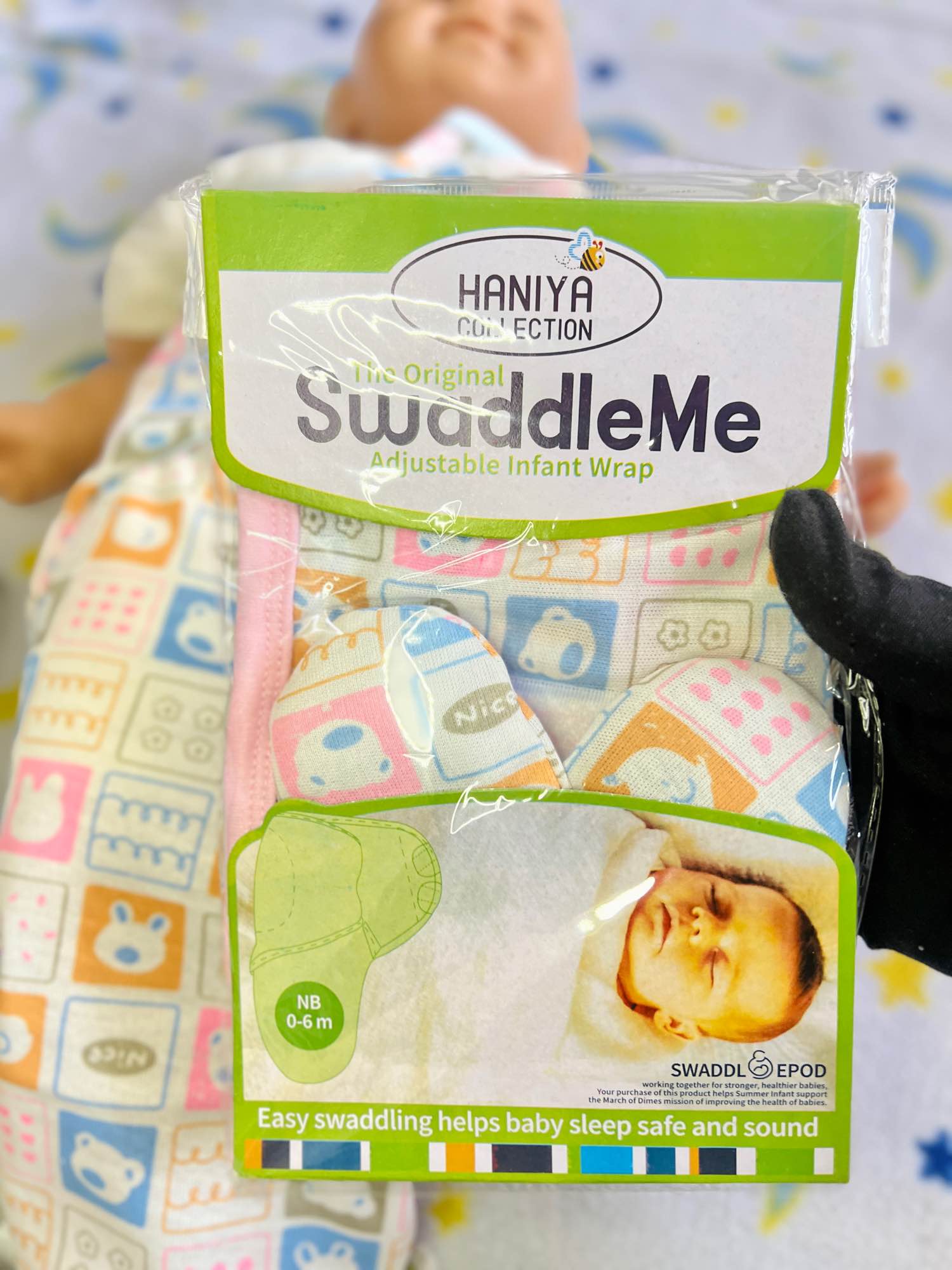 Blanket Swaddle For Newborn Baby Infant Baby Baba Size 0-6 Months Premium Quality