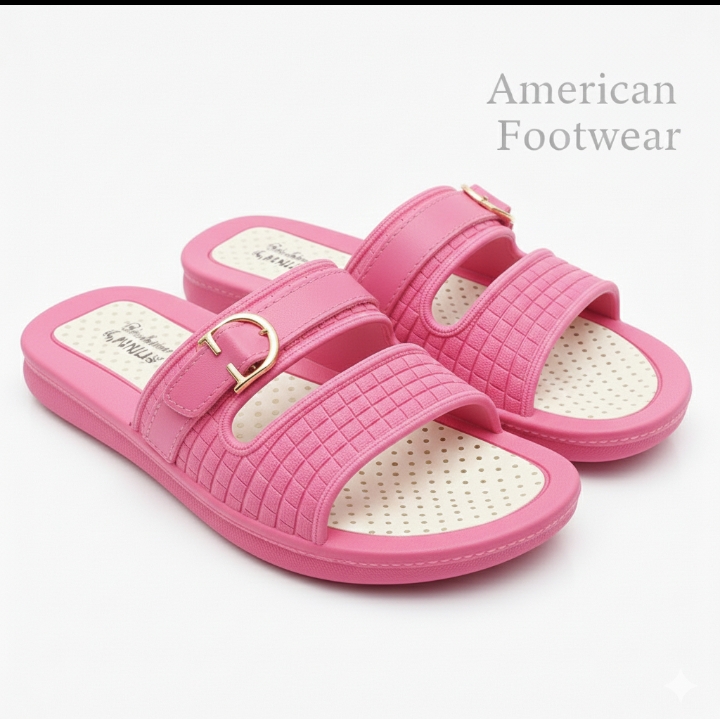 Dual Adjustable Buckle Flip Flops Women Best Stylish Dual Step Crocodile Design Flip Flops