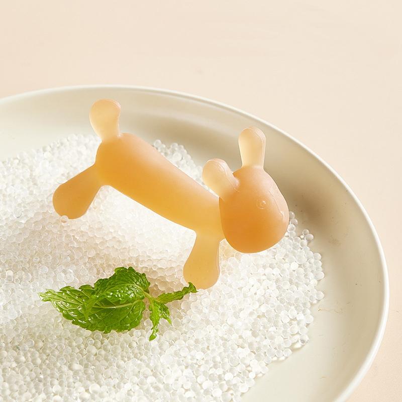 1Pcs Infant Rabbit Shape Silicone Teether Cares Baby Nursing Teething Toy Baby Teether Teething Pain-Relief Tool For Toddler