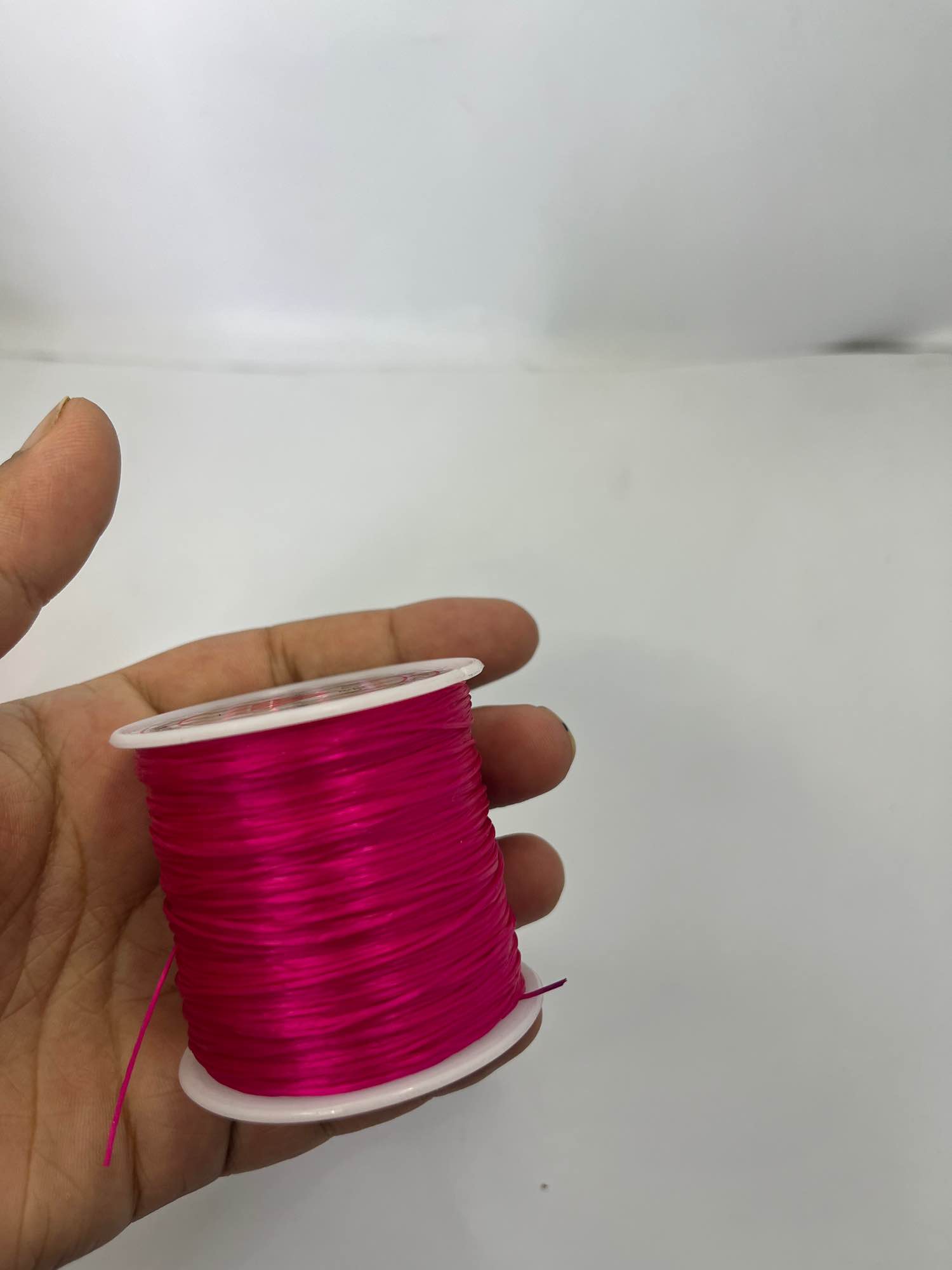 Stretchable Thread For Jewlery Making Nylon Thread For Bracelet Making Elastic String For Beading Jewelry Cord, Elastic Bracelet Rope Crystal Beading Cords  High-Quality Crystal Bead String / 5 yard (5 gazh).