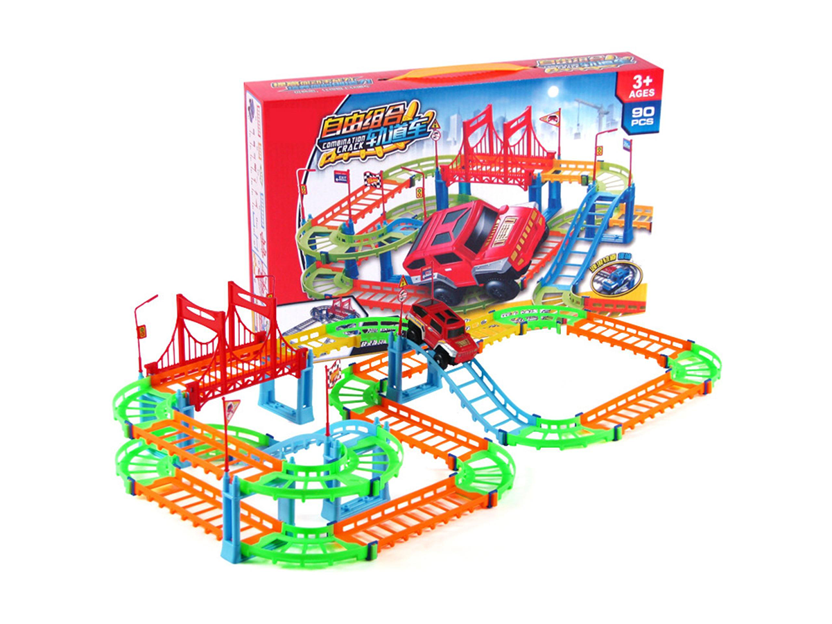 Activity Play Set-Jeep Racing Track-HotWheels Car Race track for kids